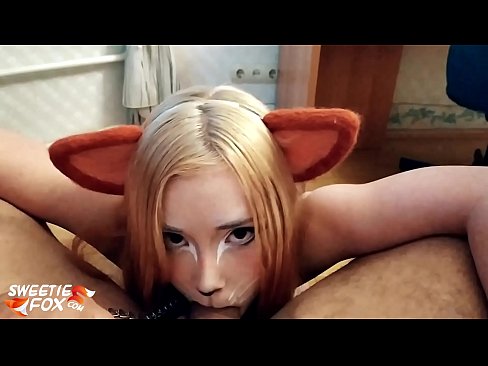 ❤️ Kitsune menelan kontol dan cum di mulutnya ️❌ Video seks pada kami